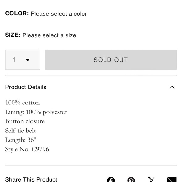 Coach chambray dress - Picture 4 of 5